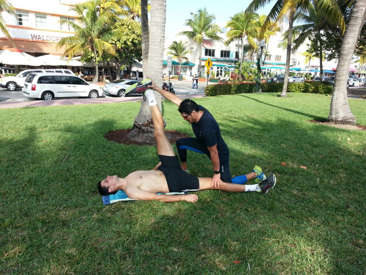 Victor Hănescu s-a antrenat la Miami cu Estrella Burgos / GALERIE FOTO