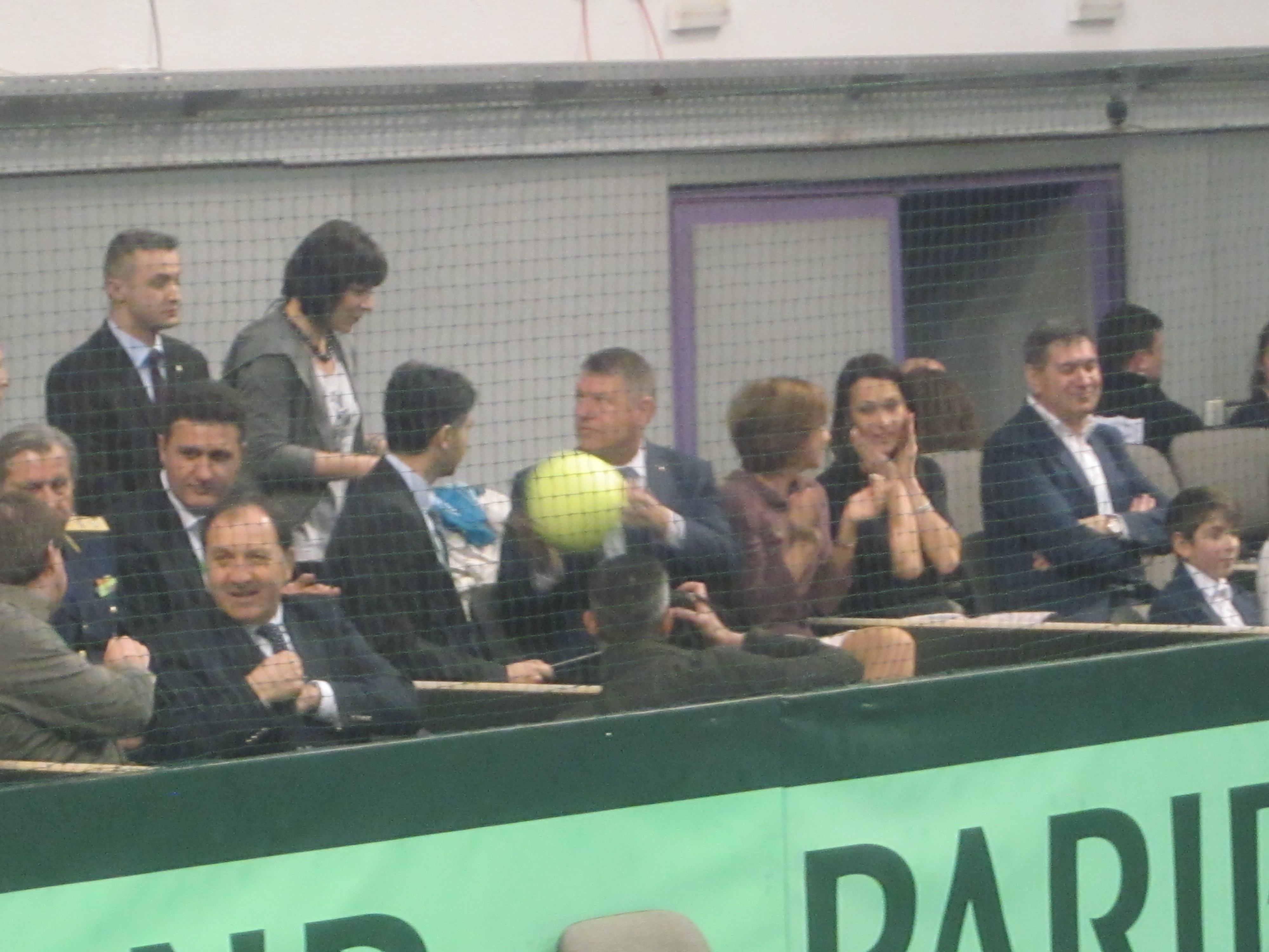 Cupa Davis, România - Israel 3-0. Iohannis, lângă generalul Năstase! FOTO