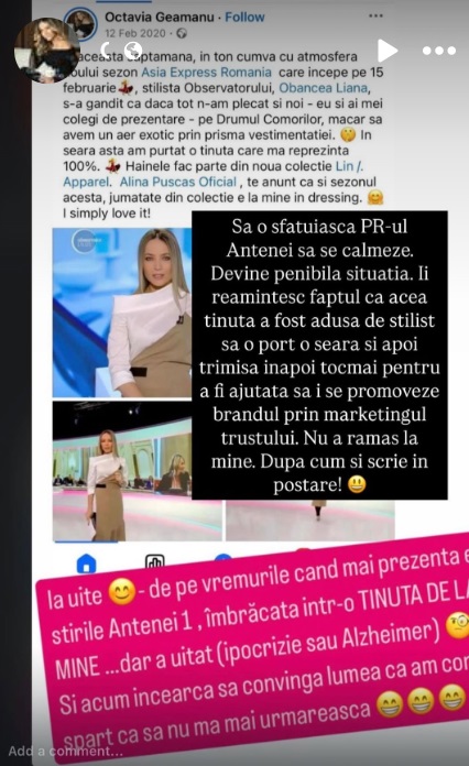 Cum a început cearta între Alina Pușcaș și Octavia Geamănu. Și-au adus acuze și jigniri: „Bine că nu mai suntem colege de trust de doi ani!”
