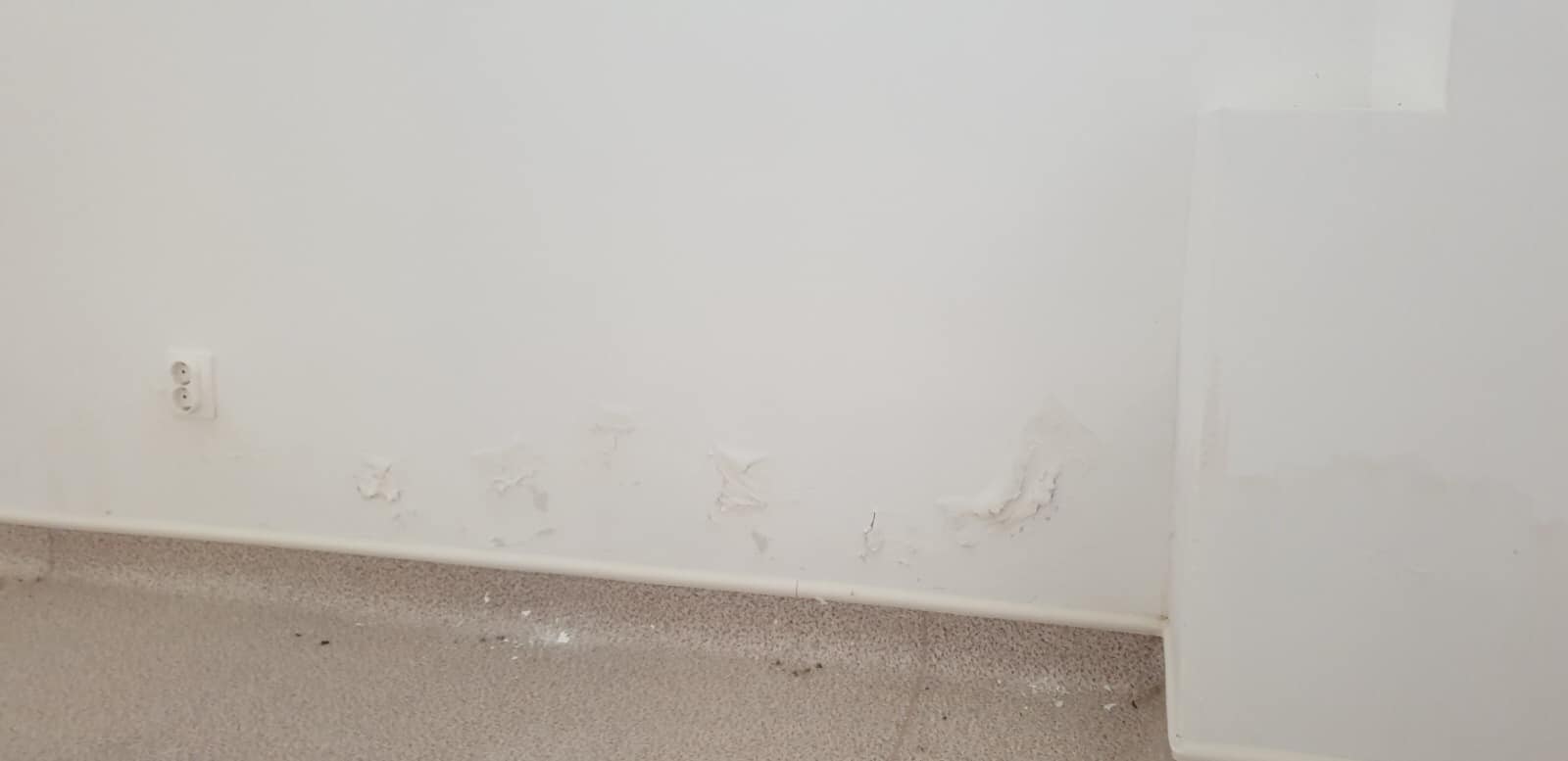 Apa infiltrată în pereții unui spital din Arad, renovat anul trecut cu 5 milioane de euro