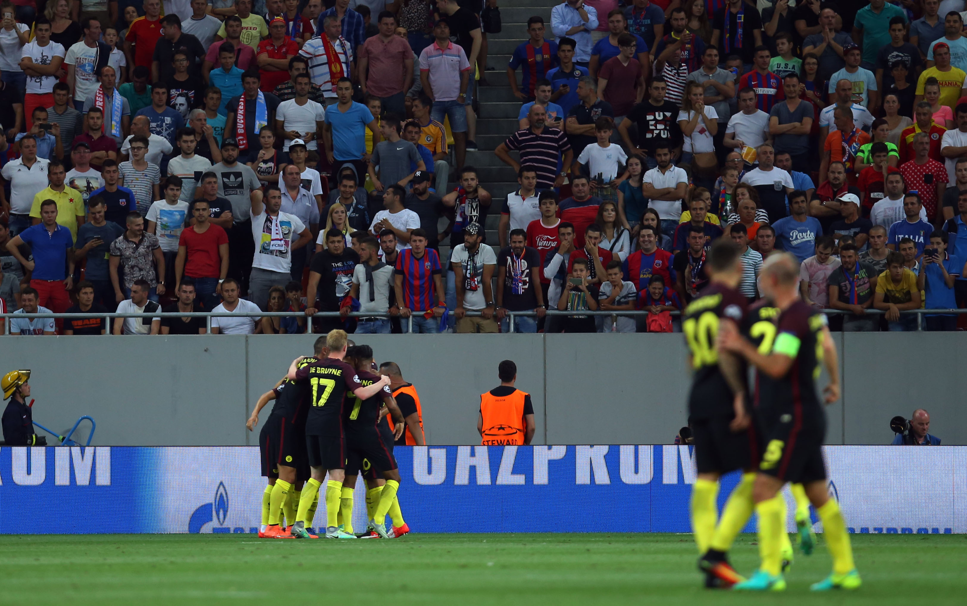 Steaua  - Manchester City 0-5. Liga Campionilor, play-off, prima manșă. Steaua, batjocorită de ”cetățeni” și de dinamoviști! / LIVE BLOG