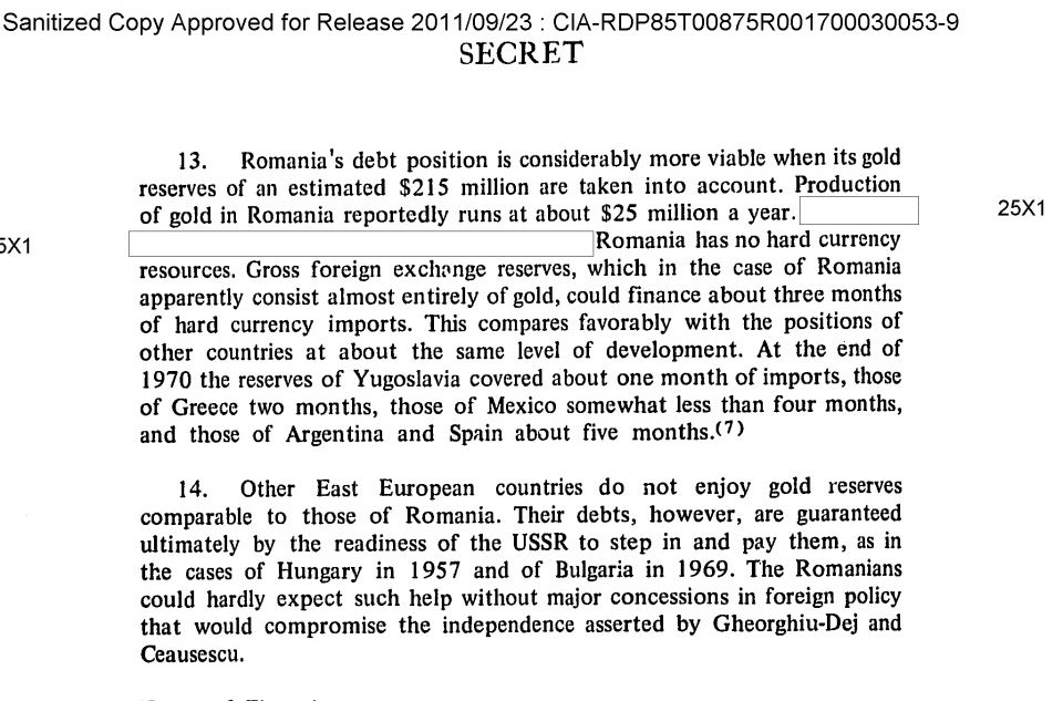 Povești din „Țara Aurului”, dezvăluite de CIA. Cum finanțau bogățiile românești spionajul Uniunii Sovietice în țările occidentale