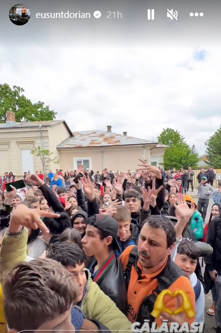 Coadă la o șaormerie din Călărași, unde a apărut Dorian Popa: „La fiecare deschidere e gratis pentru toată lumea”