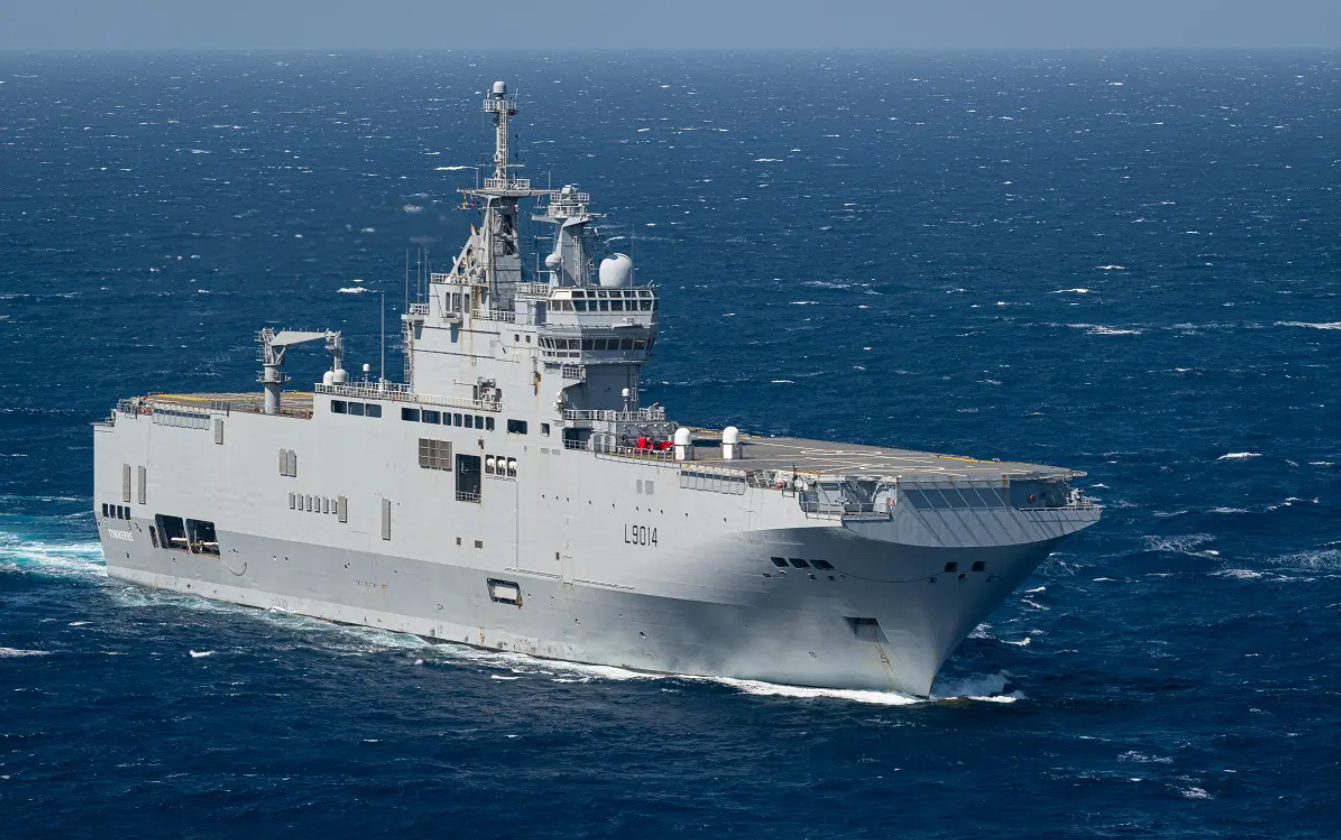 French warship arrives in Ghana for a four-day military exercise