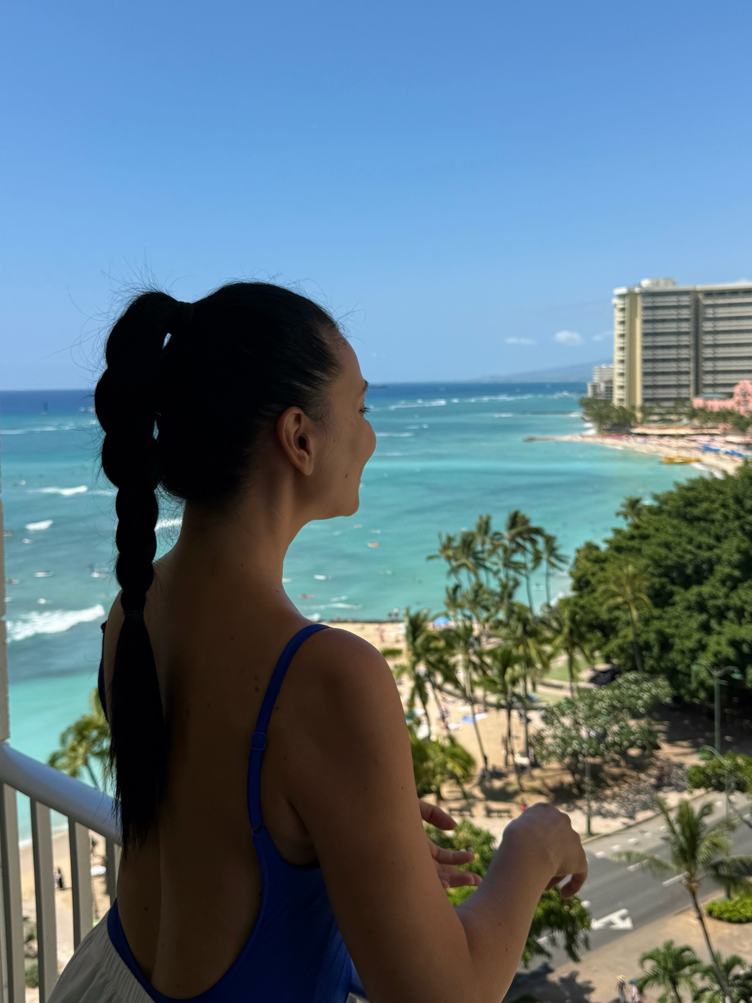 Corina Caragea în Hawaii (Honolulu - Waikiki)