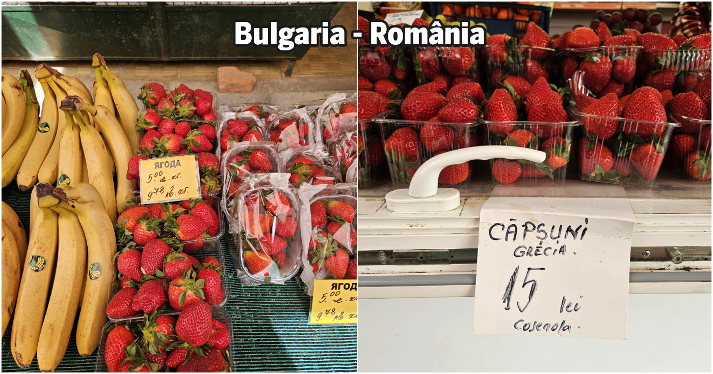 Experiment Libertatea. Preţurile la alimente în Bulgaria faţă de România: şi castraveţii aduşi din Grecia sunt mai scumpi la vecini