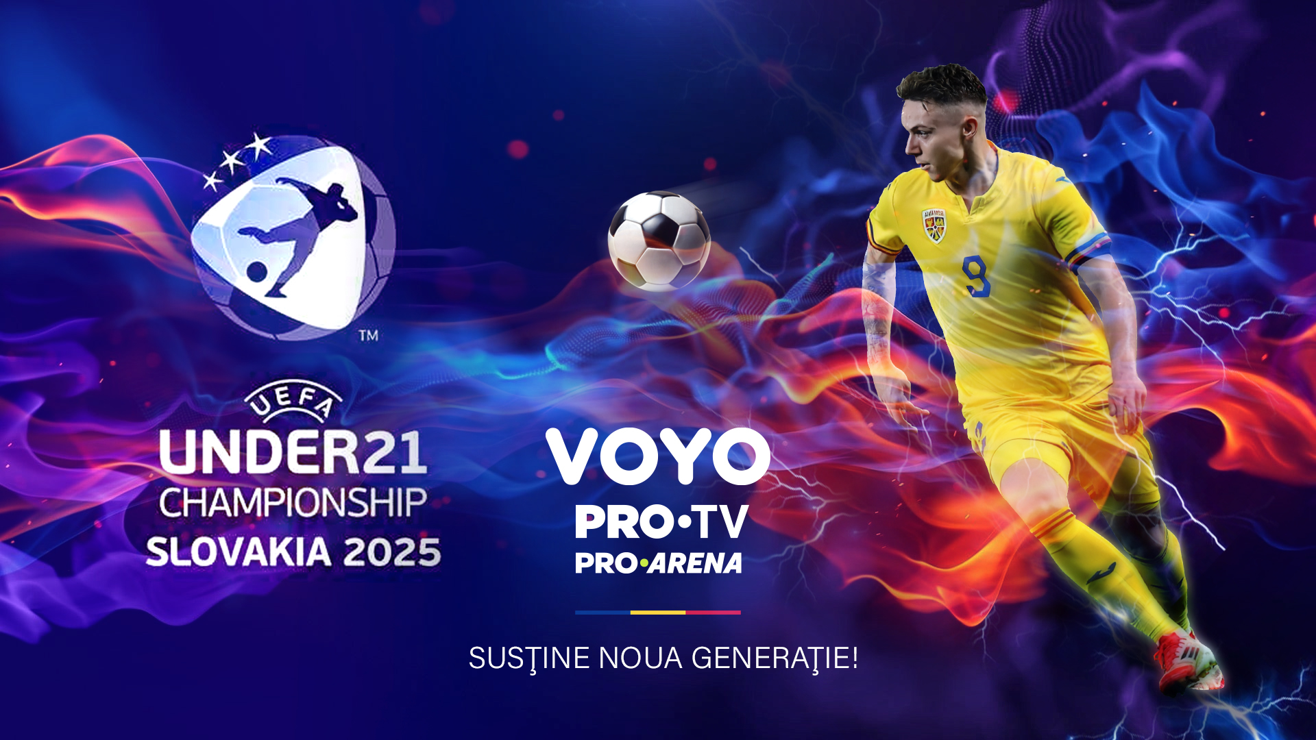 Cine transmite EURO 2025 U21 la TV în țara noastră. România e calificată la turneul final și joacă în iunie cu Italia, Spania și Slovacia