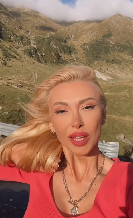 Andreea Bălan și Victor Cornea, escapadă la munte. Gestul făcut de sportiv pentru iubita lui celebră