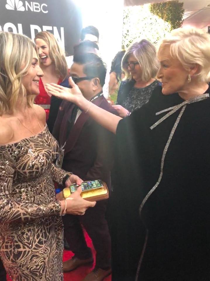 FOTO/ Nadia Comăneci a strălucit la Globurile de Aur! Fosta mare gimnastă, surprinsă alături de vedete ale Hollywood-ului