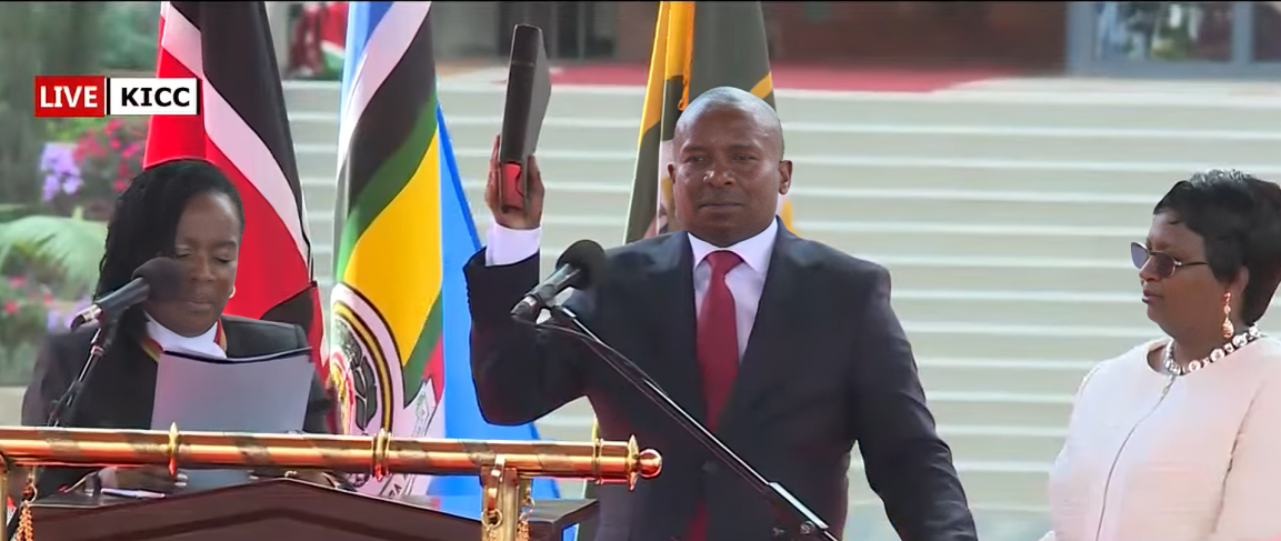 Watch Live: Kithure Kindiki's convoy makes its way to KICC for swearing in as DP