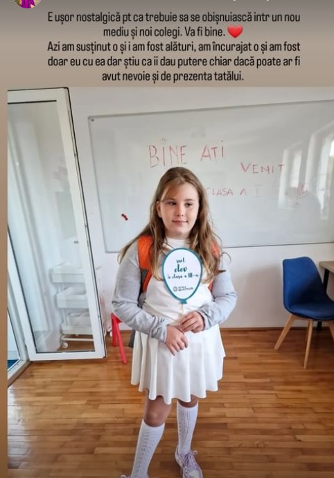 Ce a aflat Oana Roman la întâlnirea cu învățătoarea fiicei sale, după ce Isabela a început școala privată: „Am avut ședința individuală”