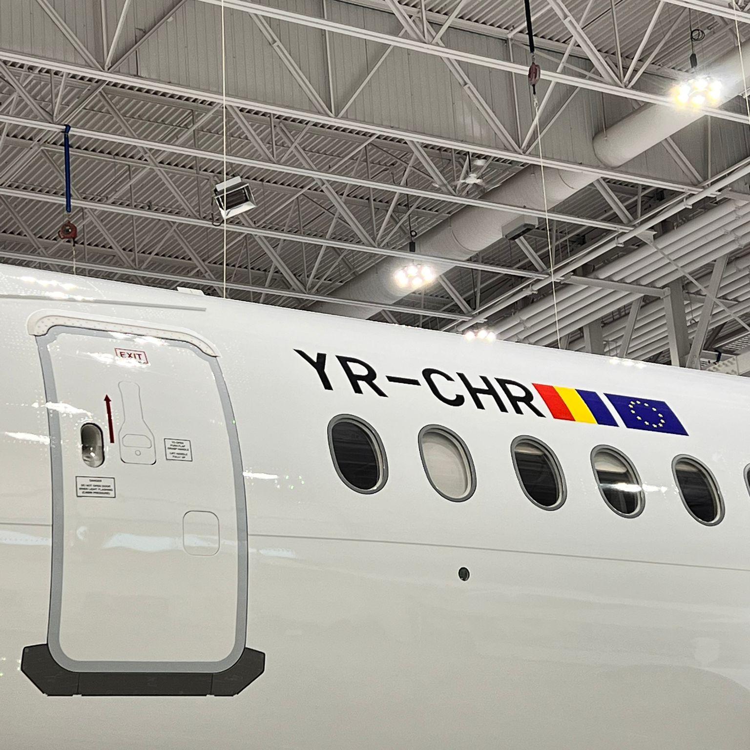 Prima aeronavă Airbus A220-300 din flota AnimaWings, singura de acest tip din România, a aterizat la București