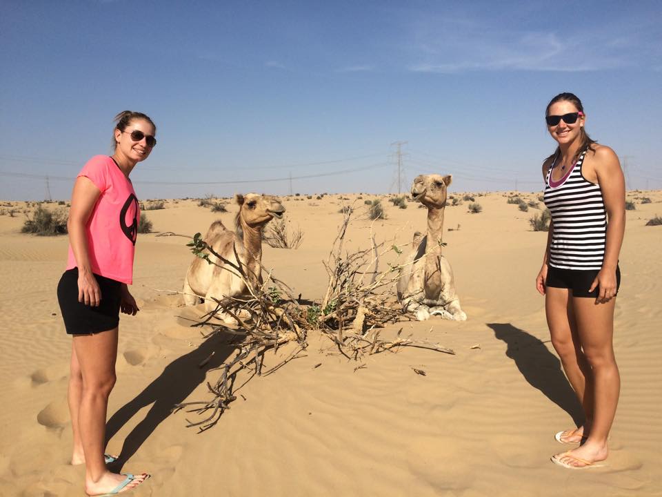 GALERIE FOTO / Cu cine s-a întâlnit o jucătoare de tenis din România în Dubai