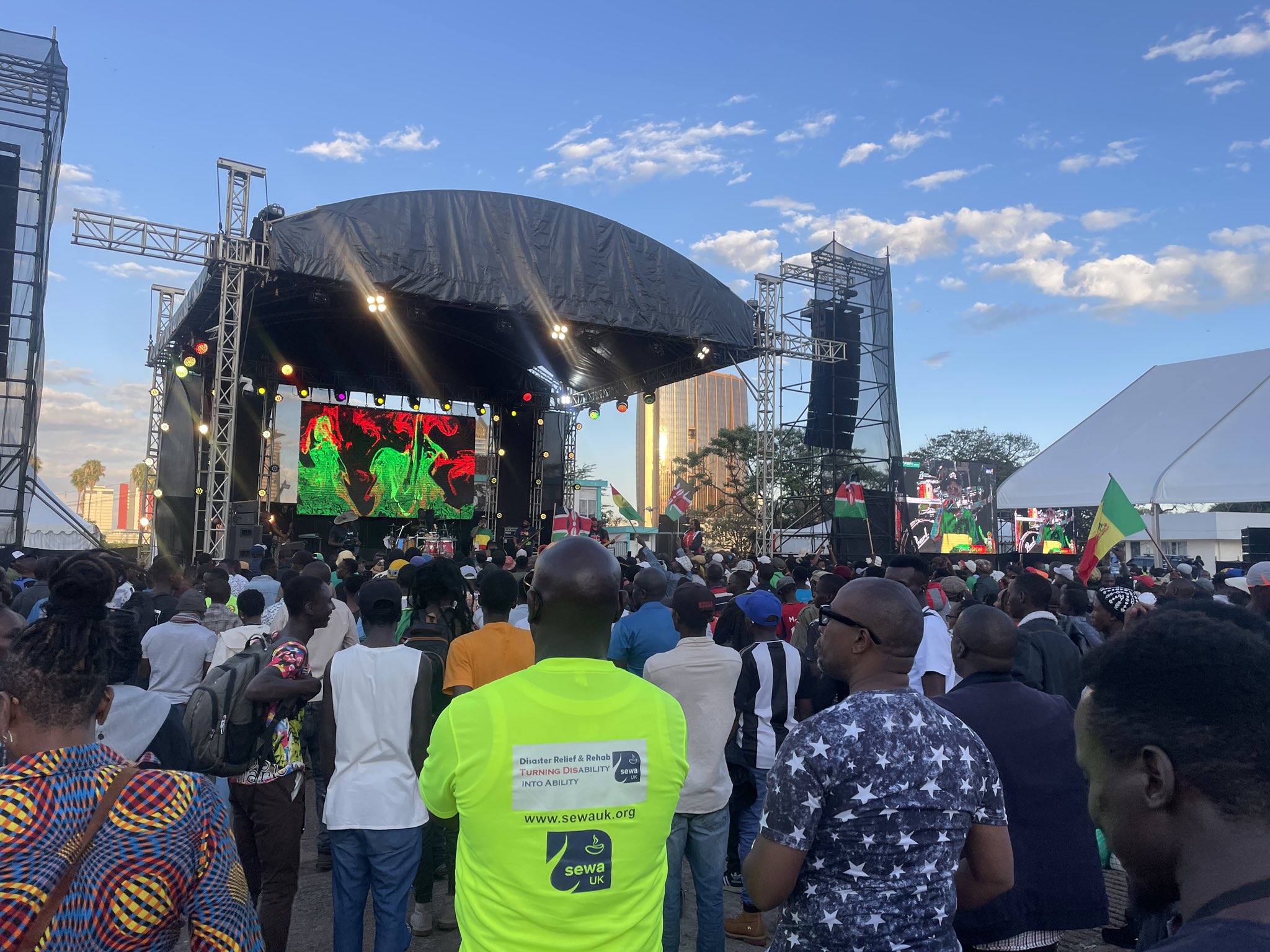 Burning Spears concert at Uhuru Park, Nairobi