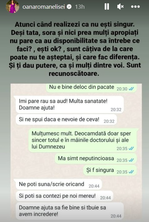 Oana Roman, dezamăgită de Petre Roman. Vedeta a răbufnit, după ce a spus prin ce trece: „Mă simt neputincioasă și foarte singură”