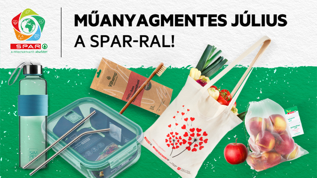 Műanyagmentes július: rád is számít a SPAR!