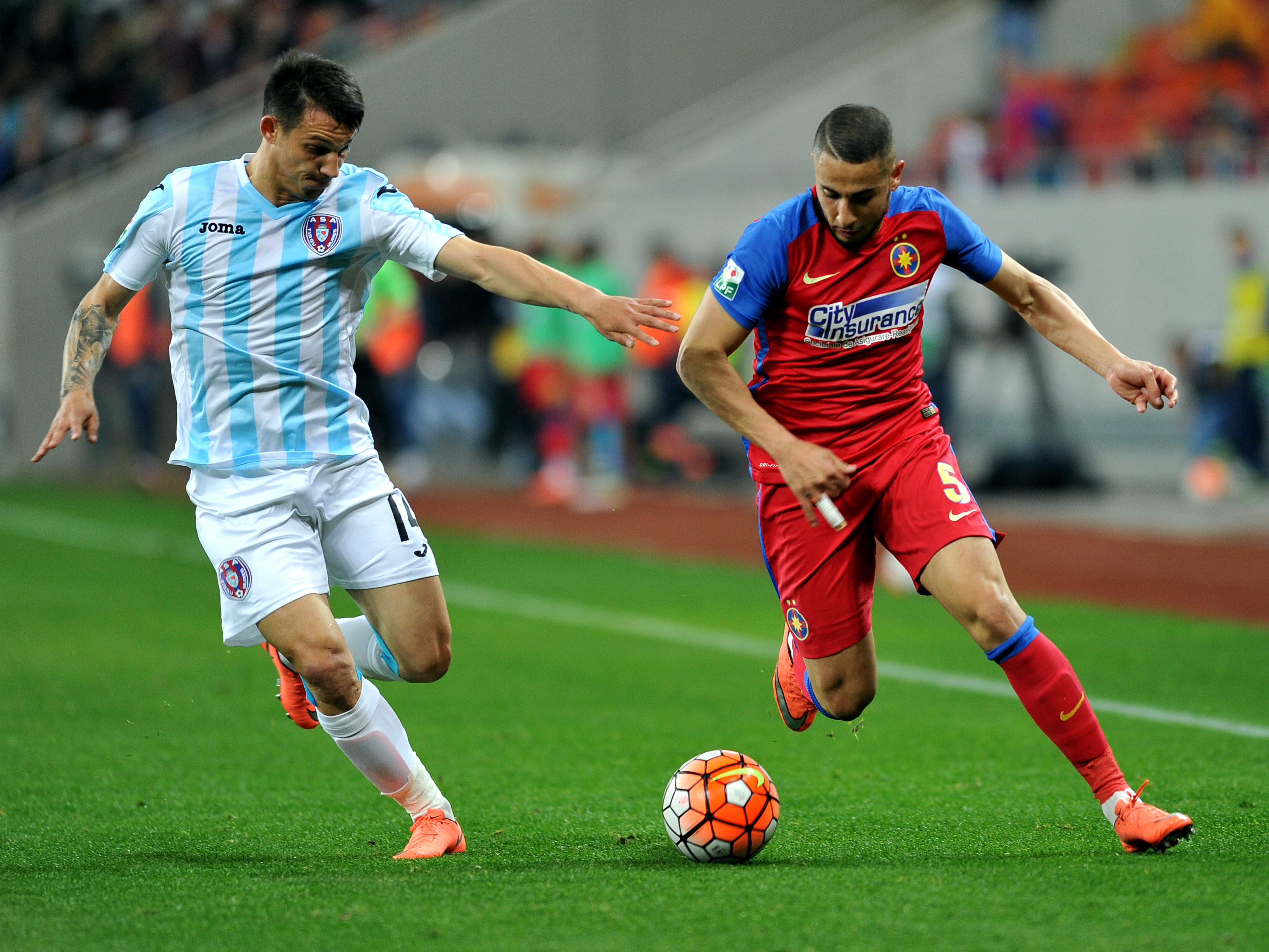 Liga 1, etapa a 5-a, play-off. Steaua - ASA Tg. Mureş 2-1. Ivan Gonzales i-a scos pe campioni din râpă. ”Roș-albaștrii” sunt iar primii!