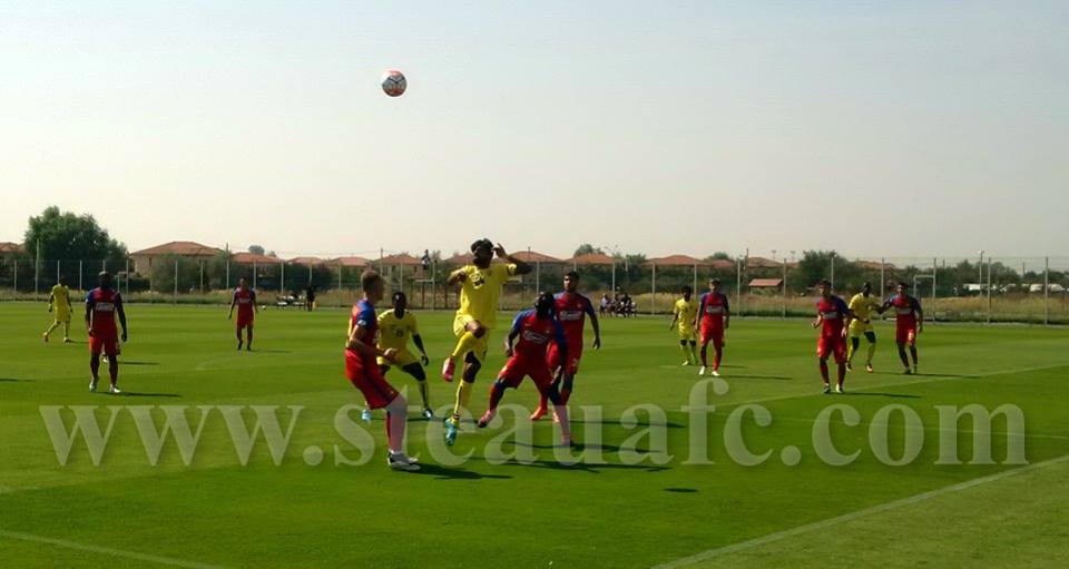 Steaua, victorie la limită cu Al Ittihad Kalba. Tade a marcat singurul gol al meciului / GALERIE FOTO