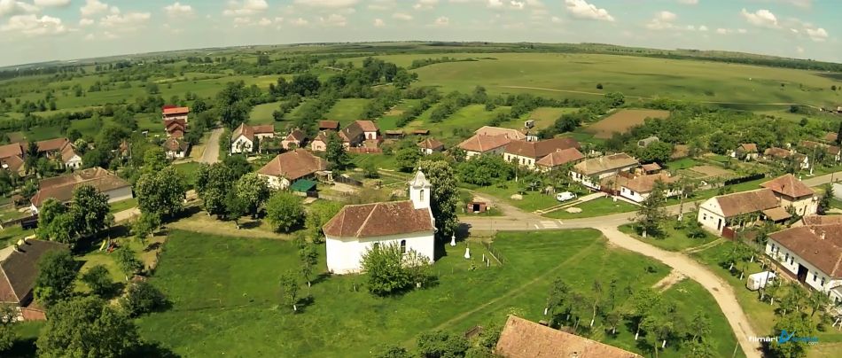 FOTO și VIDEO/ Charlottenburg, singurul sat circular din România