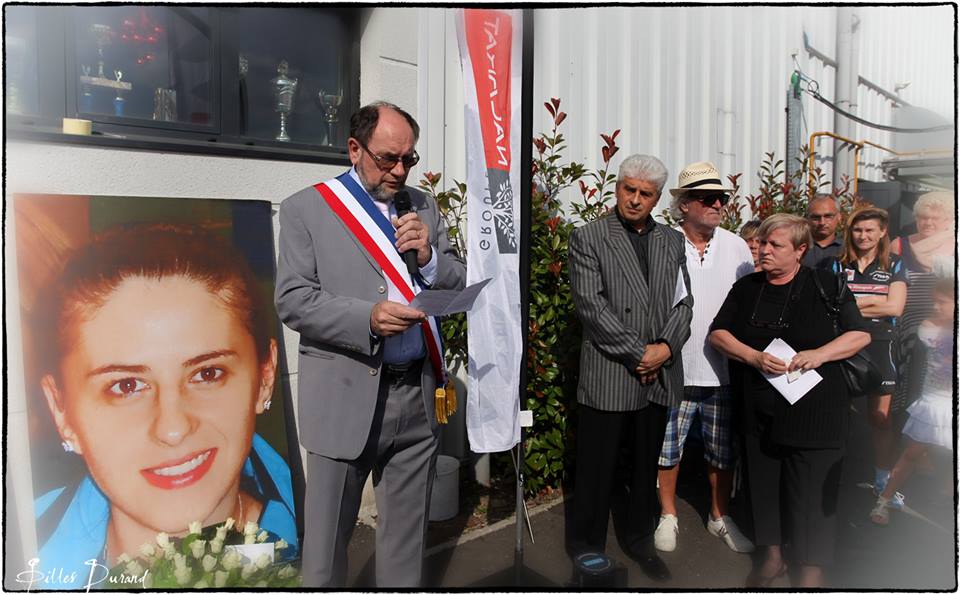 GALERIE FOTO/Francezii au dat azi numele Valeriei Borza sălii clubului Lille Metropole