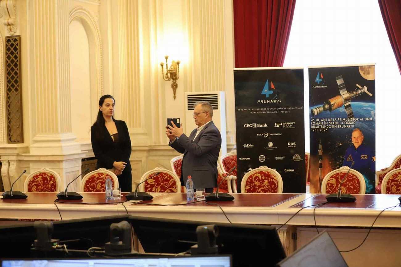 Dumitru Prunariu, singurul român care a zburat în Cosmos, aniversat în Senat după 45 de ani de la misiunea Soyuz 40