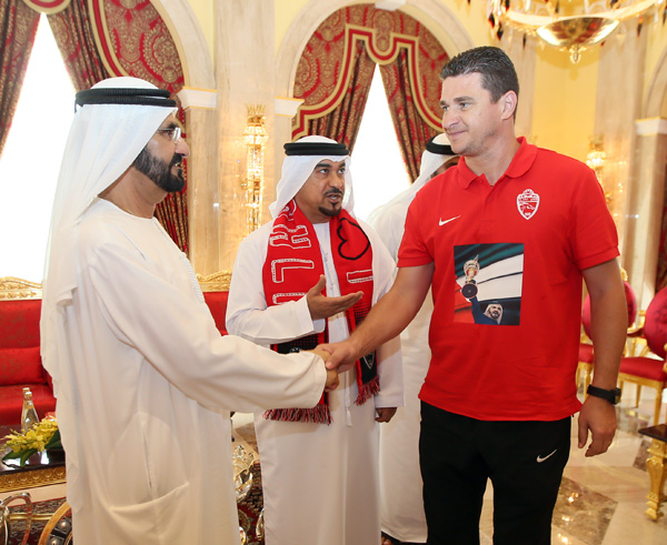FOTO/VIDEO Cosmin Olăroiu, primit ca un șef de stat de Prințul Dubaiului