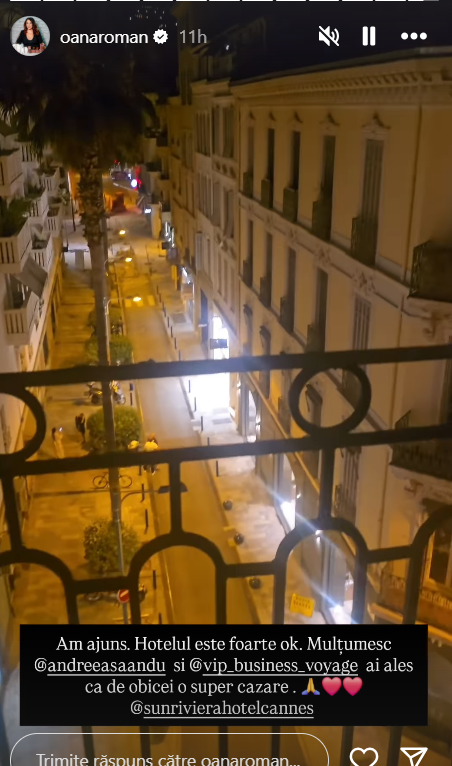 Cum arată camera hotelului din Franța în care Oana Roman și fiica ei s-au cazat. „Să vă arăt ceva ce au francezii mai ieșit din comun”