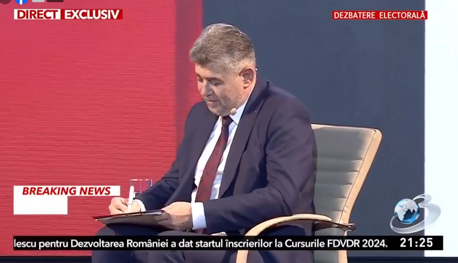 Marcel Ciolacu, pus de Mihai Gâdea să semneze în fața lui că nu va desemna premier de la AUR, dacă va fi președinte