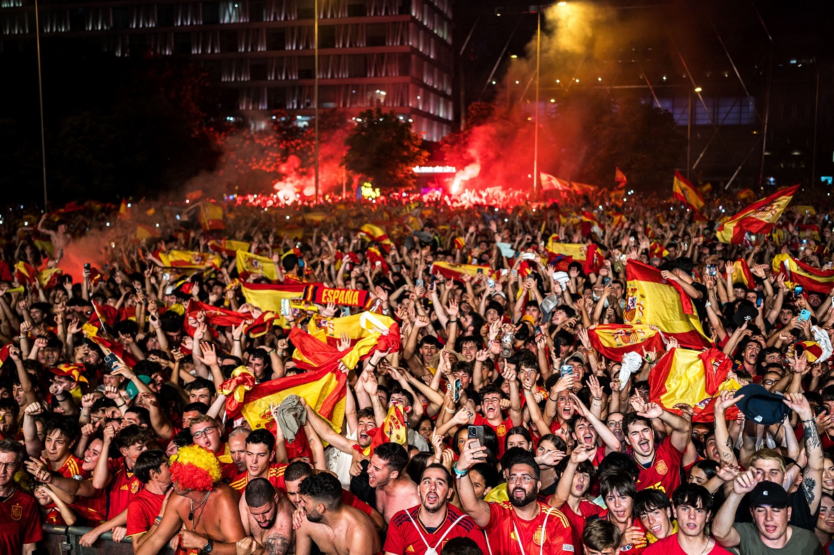 Toată Spania a sărbătorit în stradă victoria naționalei la EURO 2024. „Au jucat mai bine decât orice altă echipă. A fost extraordinar!” VIDEO