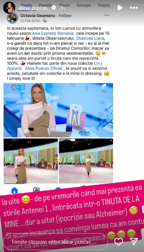 Cum a început cearta între Alina Pușcaș și Octavia Geamănu. Și-au adus acuze și jigniri: „Bine că nu mai suntem colege de trust de doi ani!”