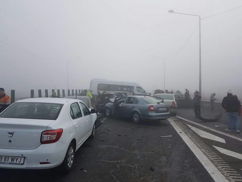 Accidentul de pe Autostrada Soarelui. O parte din șoferii implicați în carambol au rămas fără permis