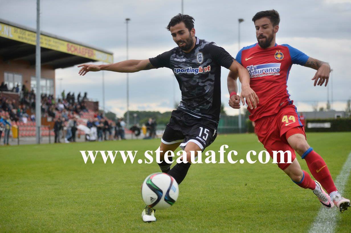 Steaua a câștigat caterinca împotriva grecilor de la PAOK, dar e în pericol să piardă doi jucători pentru finala Cupei Ligii / GALERIE FOTO și VIDEO