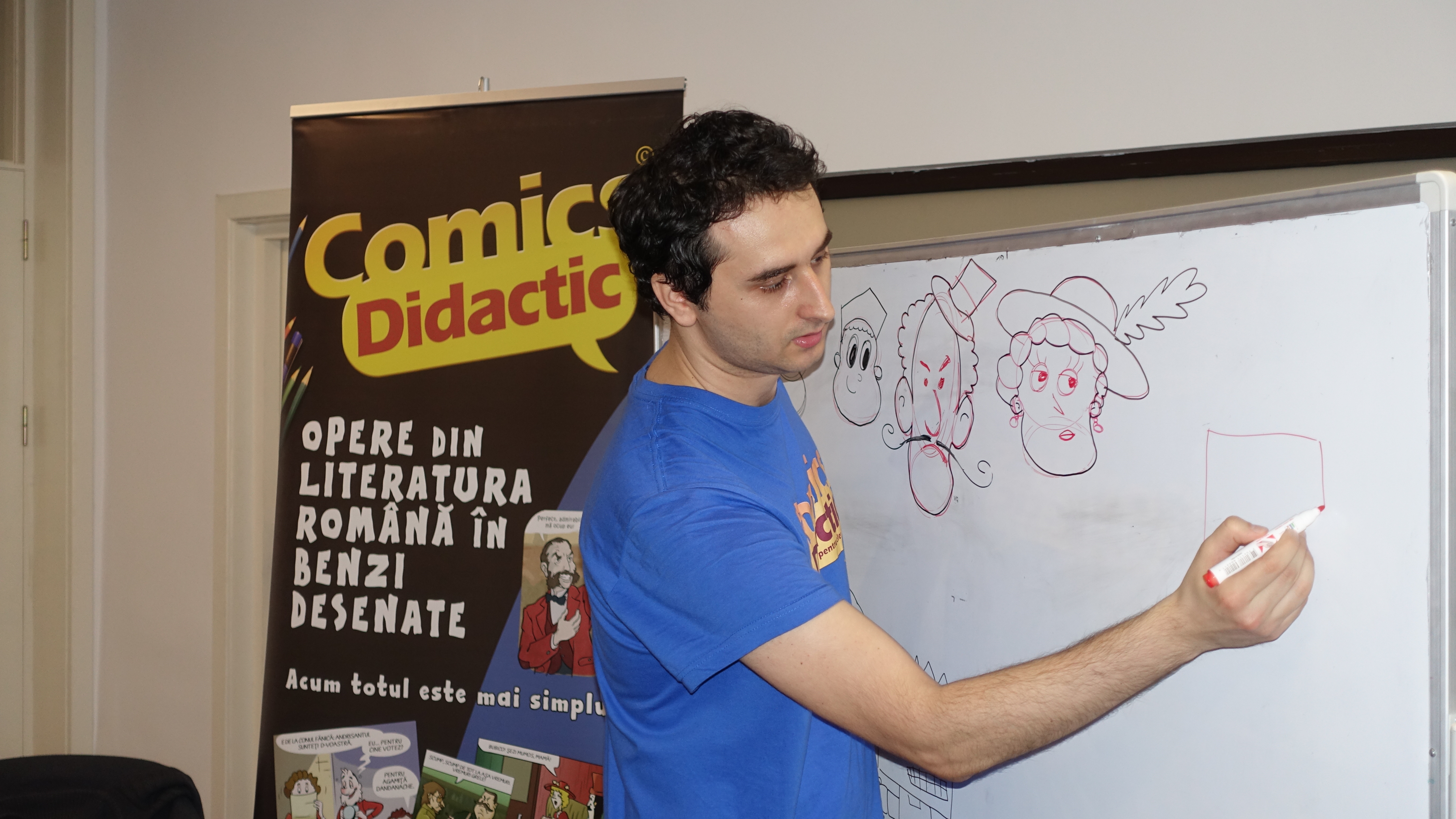 Mihai Grăjdeanu, artistul care a transformat benzile desenate în material didactic: „O unealtă puternică pentru a spune povești importante”
