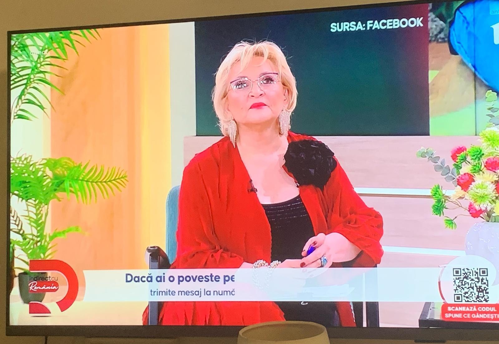Reacția Mihaelei Tatu după ce a fost înlocuită în emisiunea „În direct cu România”, de Mirela Vaida. „Totul s-a petrecut atât de brusc”