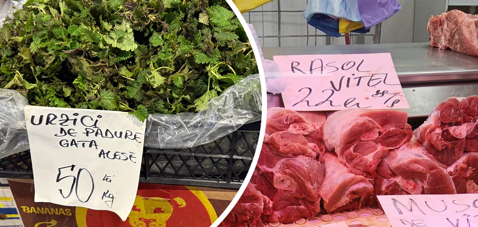 Urzicile au ajuns să bată carnea de vită: prețuri de lux în piețele din București pentru legumele de primăvară