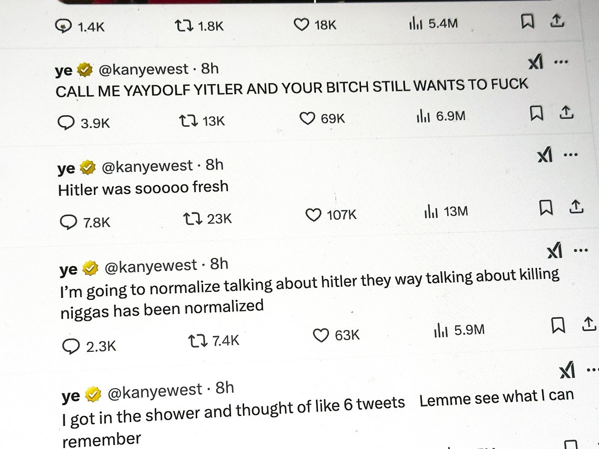 Kanye West șochează din nou. Motivul pentru care contul său de pe platforma X, fosta Twitter, a fost dezactivat: „Elon Musk mi-a permis să mă descarc”