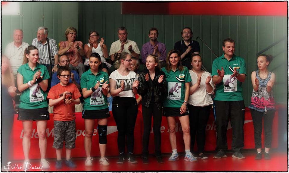 GALERIE FOTO/Francezii au dat azi numele Valeriei Borza sălii clubului Lille Metropole
