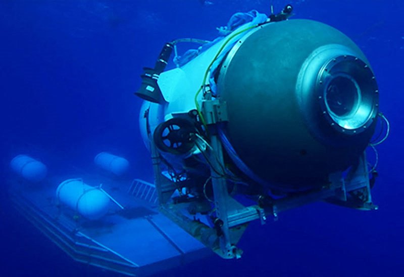 Cum arată Titan, submarinul dispărut în timp ce se scufunda către epava Titanic - VIDEO