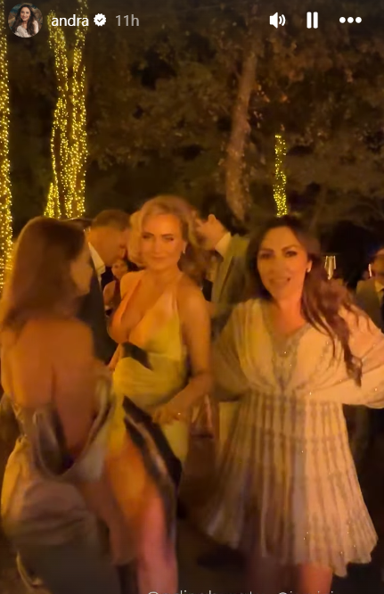 Cum au apărut Andra și Cătălin Măruță la nunta Sarei