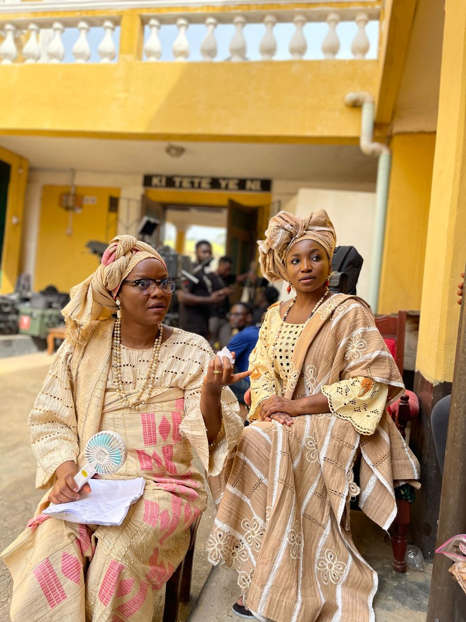 Kehinde Bankole and Omowunmi Dada are in the film, Funmilayo Ransome Kuti.