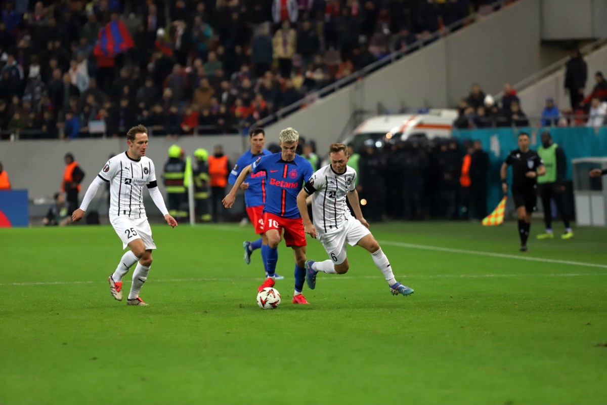 FCSB - Midtjylland 2-0. Gol în secunda 9 și a treia victorie în grupa Europa League pentru echipa lui Gigi Becali