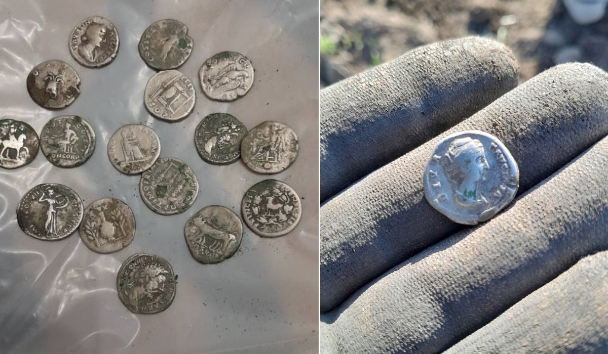 Românul care a găsit 1.469 de monede romane de argint în Giurgiu, vedetă în presa americană: „Să mă ciupesc, ca să mă asigur că nu visez”