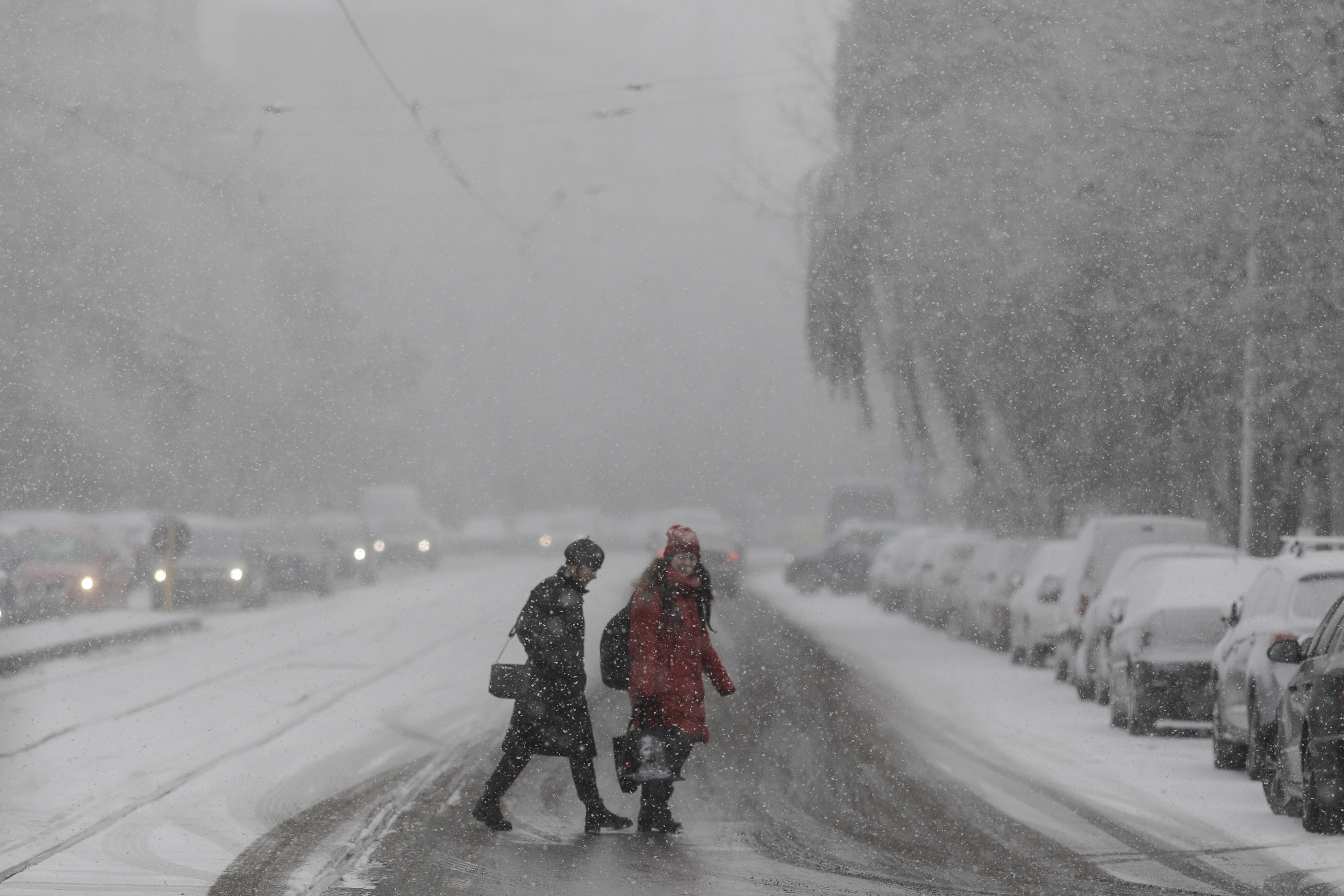 Fenomen ciudat în București: a nins doar în anumite zone. Un meteorolog explică „ninsoarea atipică”, pe care ANM nu a prevăzut-o