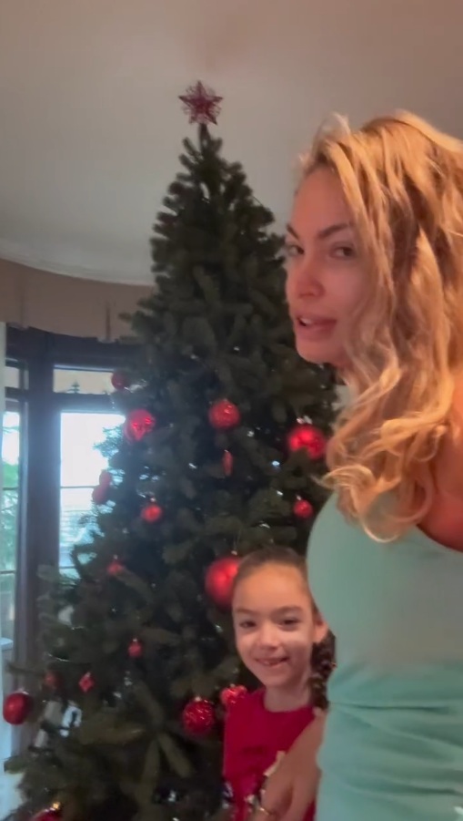 Cum arată bradul de Crăciun împodobit de Valentina Pelinel și Cristi Borcea încă de la început de noiembrie: „Hai și voi”