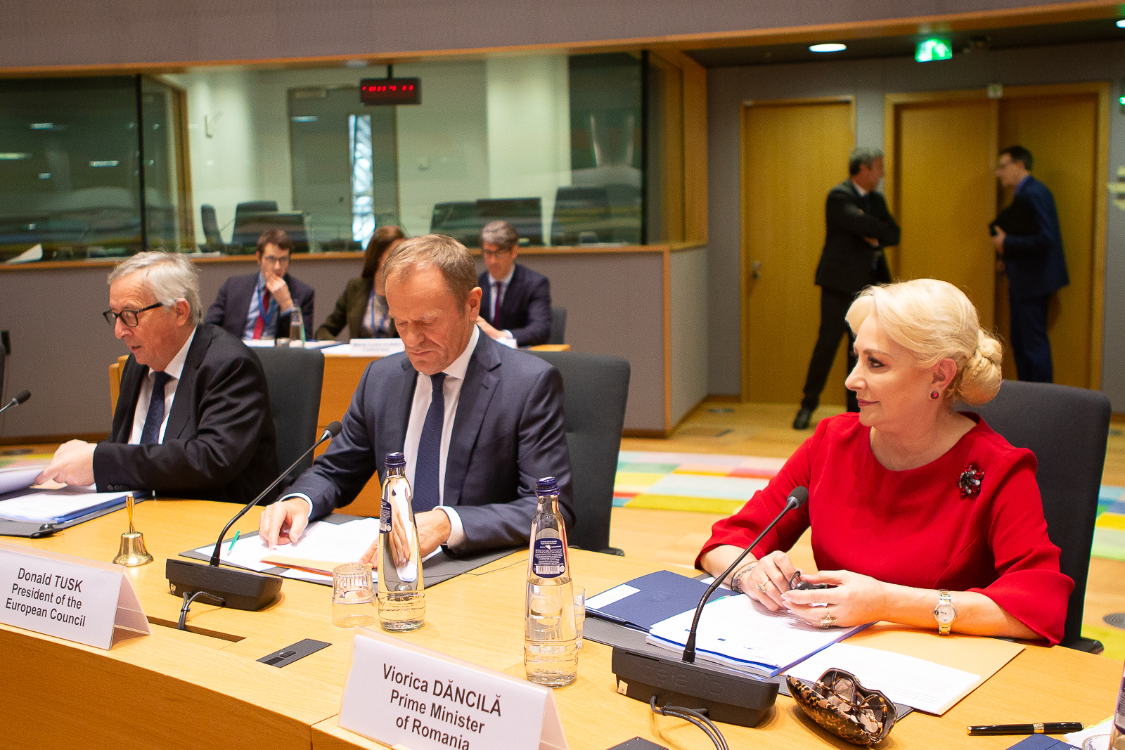 UPDATE. Premierul Viorica Dăncilă, discuţii cu oficialii europeni, la Bruxelles