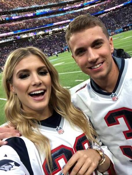 Nu vine la Cluj, s-a dus la Super Bowl. Eugenie Bouchard a petrecut din nou cu studentul John Goehrke / GALERIE FOTO