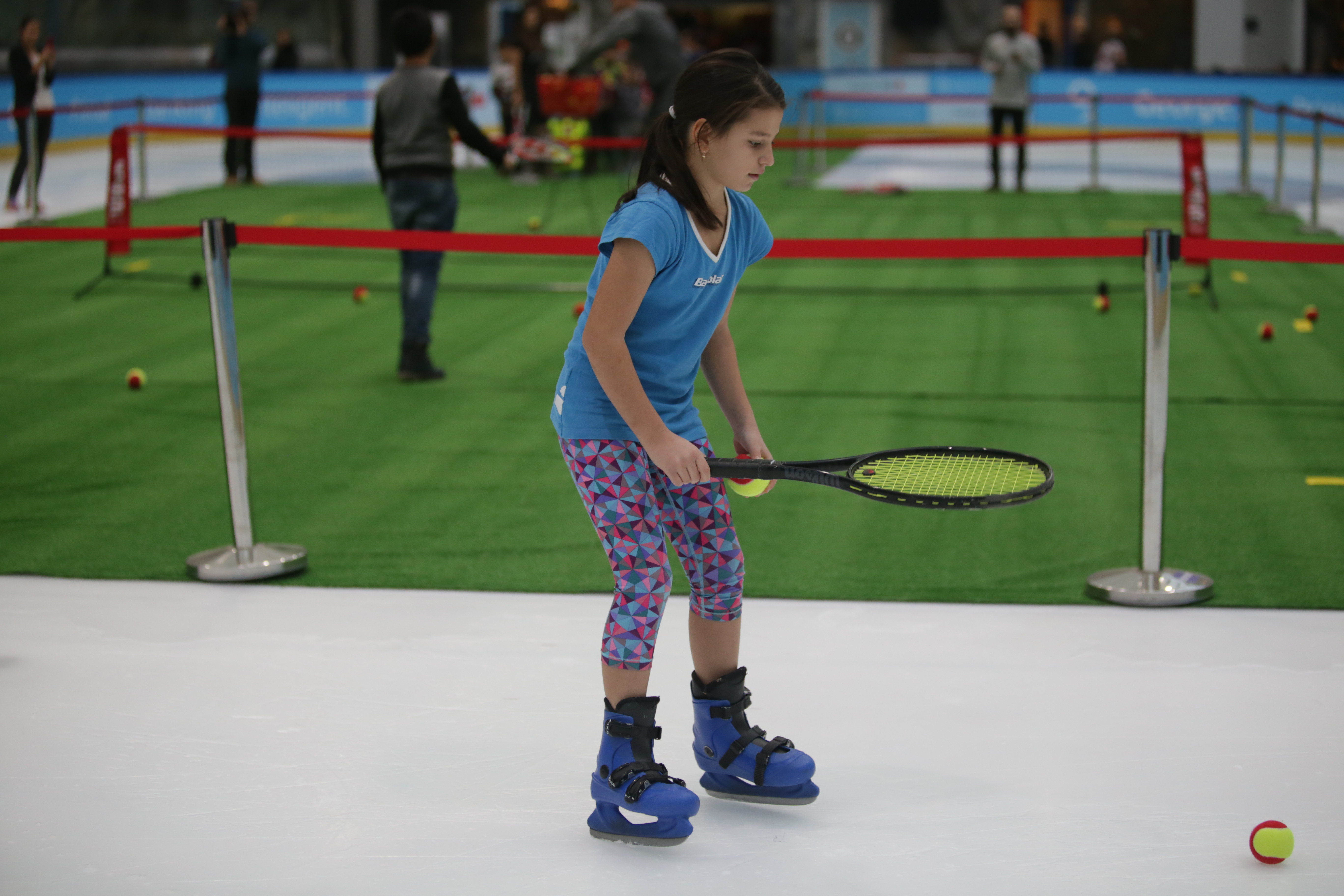 Horia Tecău a jucat tenis de câmp pe gheață / GALERIE FOTO
