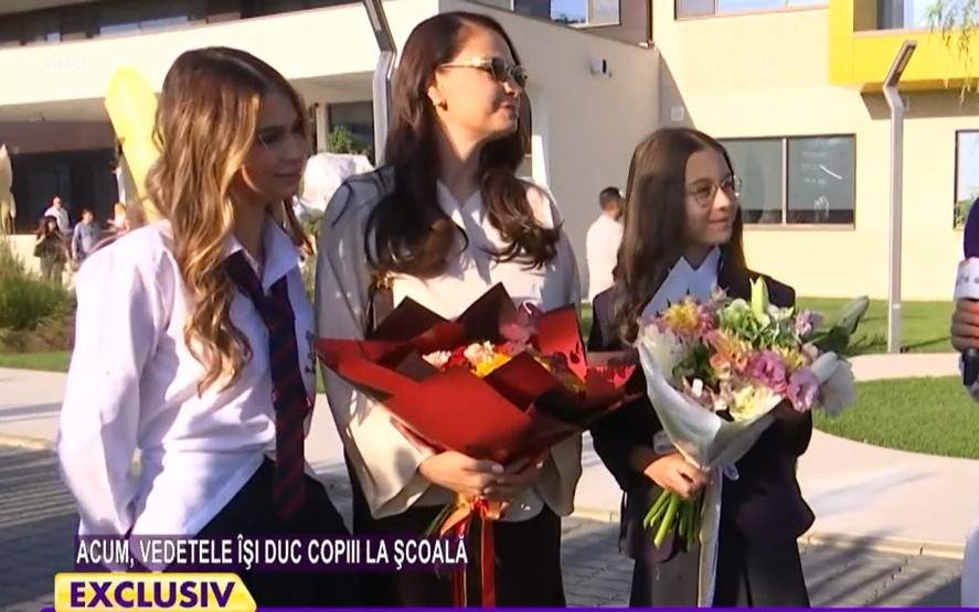Cum au apărut Anca Serea și fiicele ei în prima zi de școală! „Astăzi vom avea două festivități. Suntem nerăbdători”