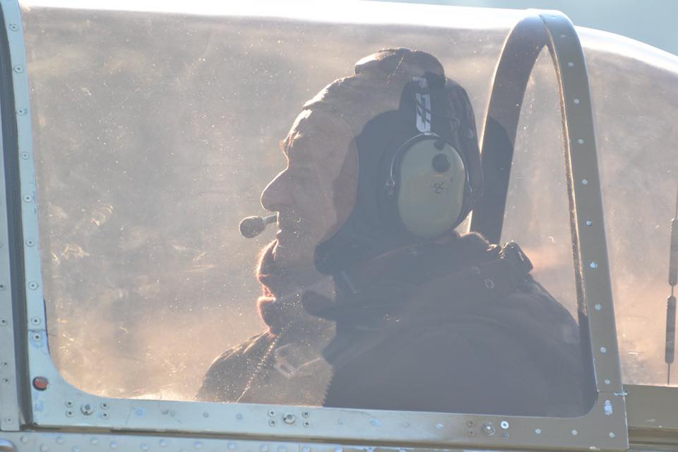 FOTO| Un pilot din Al Doilea Război Mondial a zburat de Centenar, deși are 99 de ani