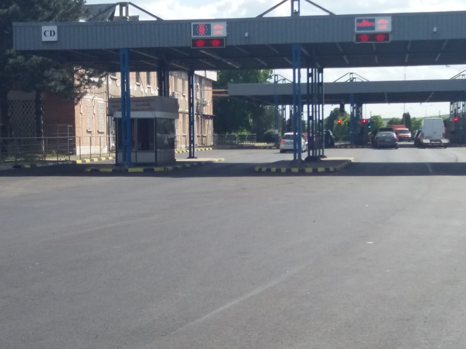 FOTO: Infrastructura din Vama Albița, reabilitată în totalitate. CNAIR a cheltuit patru milioane de lei într-o singură lună